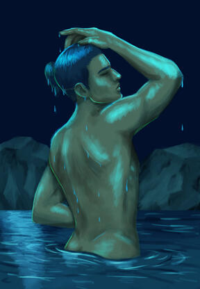 A midnight swim. 2025.